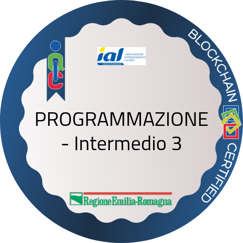 PROGRAMMAZIONE - Intermedio 3